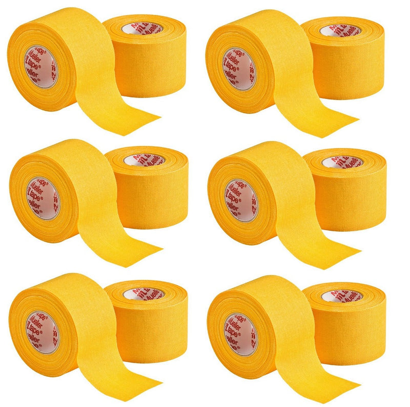 Mueller MTape Athletic Tape, Gold, 2 Pack, 1.5 inch x 10 yd Each