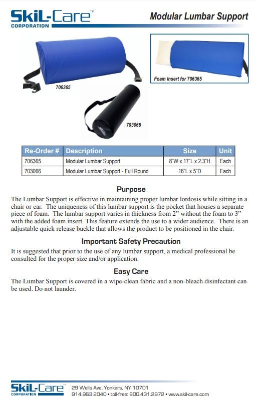 SkiL-Care Modular Lumbar Support