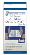 FLA Orthopedics Cool-Lightweight 7" Lumbar Sacral Support