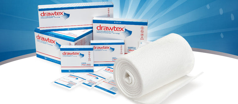 Load image into Gallery viewer, Drawtex® Hydroconductive Wound Dressing with LevaFiber™
