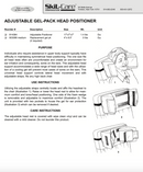 SkiL-Care Adjustable Head Positioner with Gel Pack