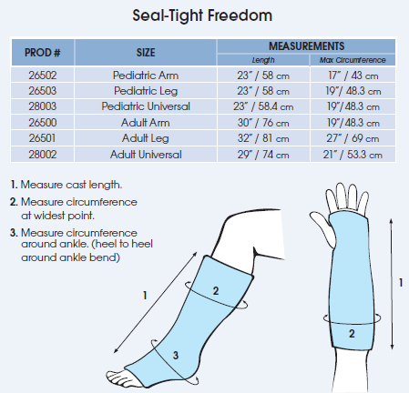 Seal-Tight Pediatric Arm Protector