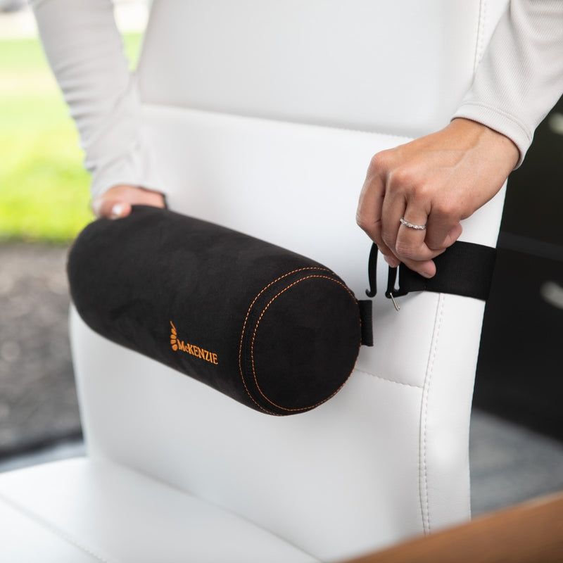 McKenzie lumbar support roller office lumbar cushion car pillow