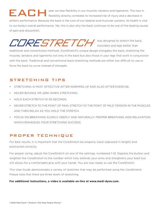 Corestretch Corestretch – Rehab Supply Shoppe