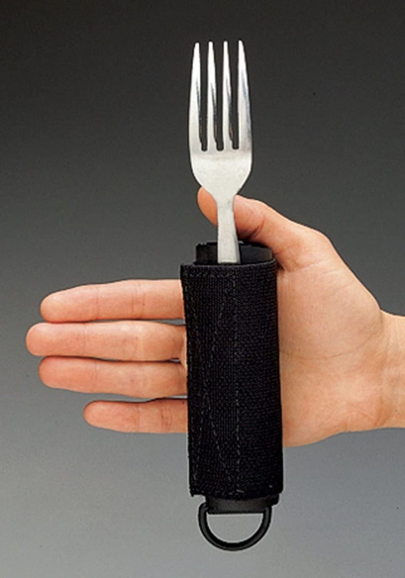 Adjustable D-Ring Utensil Holder :: universal cuff for eating utensils
