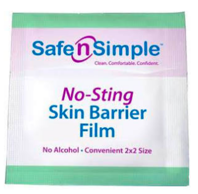 Safe n' Simple No-Sting Skin Barrier Wipes, Wands or Spray