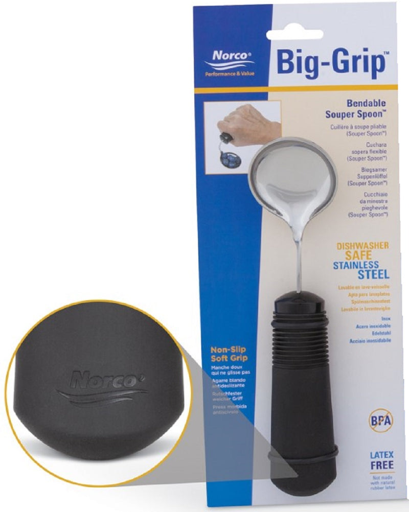 NorthCoast Big Grip Bendable Utensils Set of 5 :: bendable, large